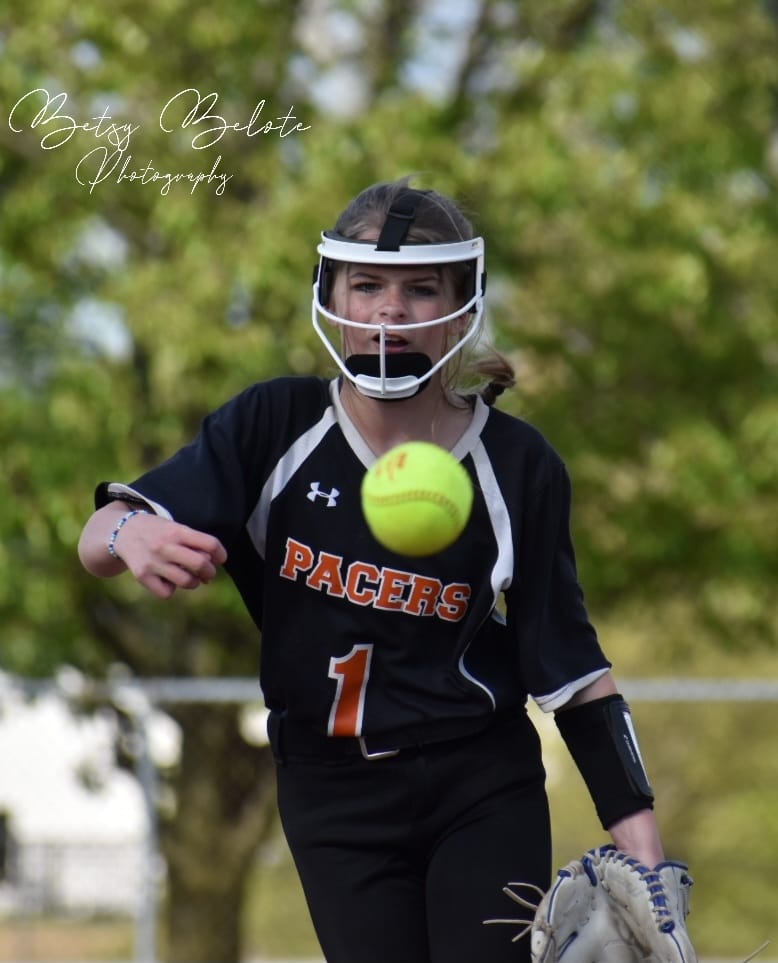 Youth athlete in action during game